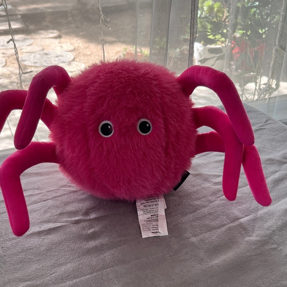 Cynthia Rowley Fuchsia Plush Spider